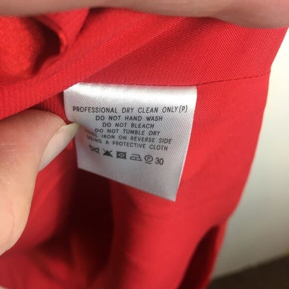 Fame and Partners Strapless Column Gown with Big Bow and High Slit - Picture 9 of 9